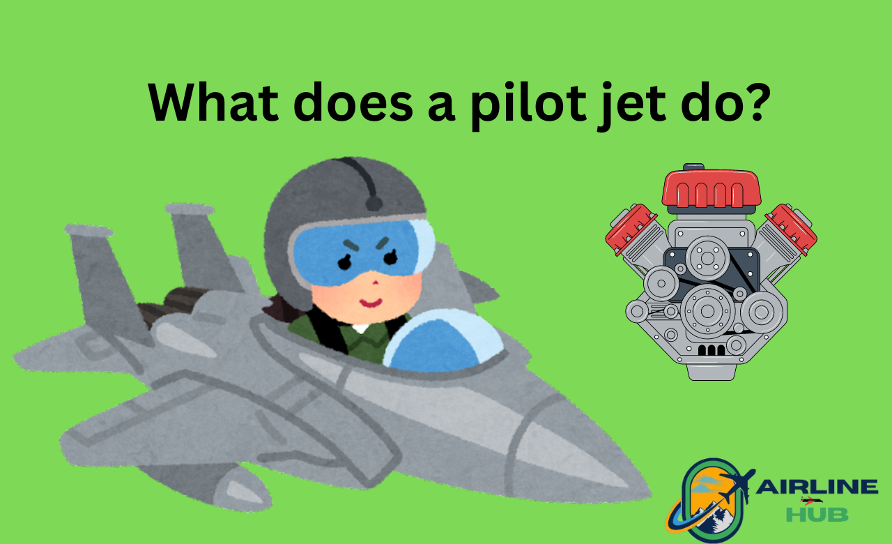 What does a pilot jet do?